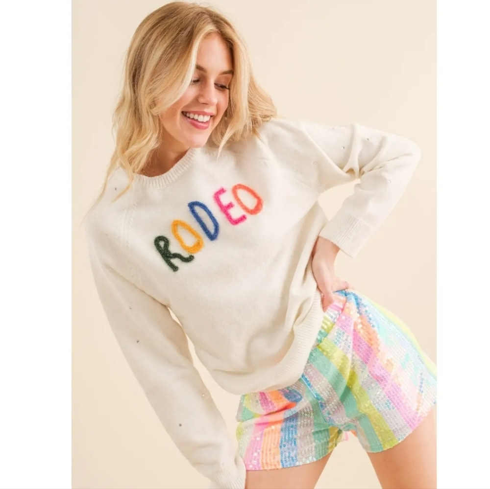 Rhinestone Rodeo Sweater - Picture 3 of 8